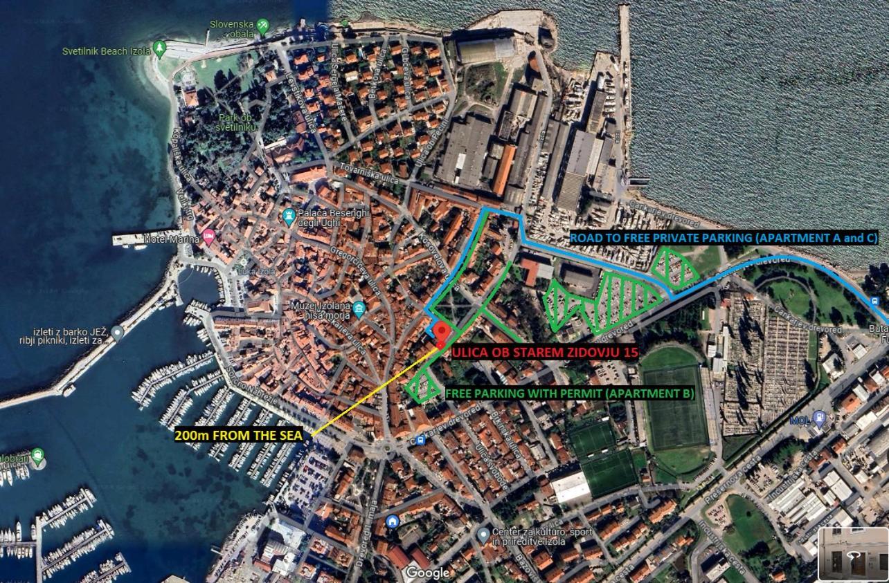 Arieli Apartments Izola Eksteriør billede